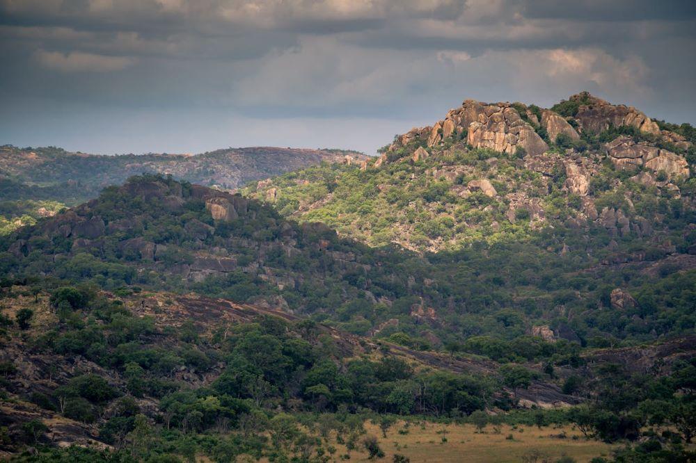 landscape with mountain, some in shadow