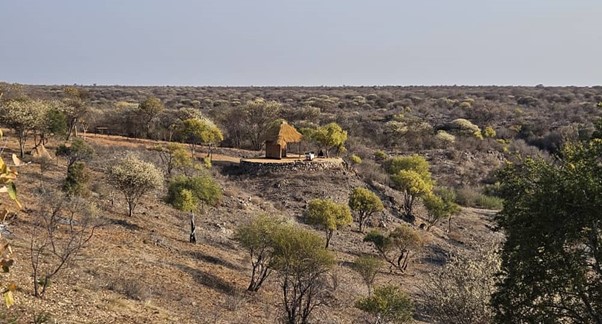 View over the landscape in Bushmanland, Namibia